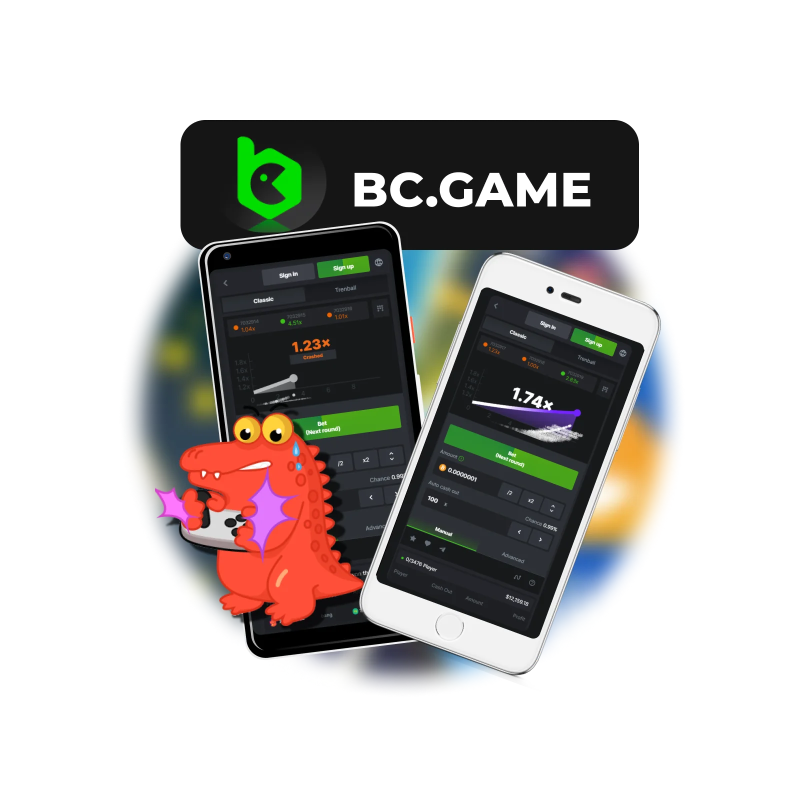 BC.Game app for android and iOS banner